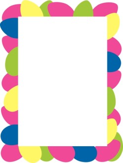 Frame of Easter Eggs