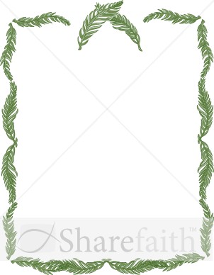 Holy Week Palms Frame