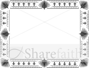 Horizontal Easter Border