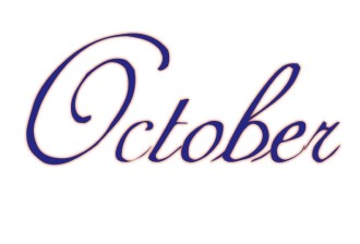Elegant Navy Blue October