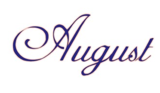 Elegant Navy Blue August