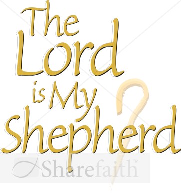 The Lord Is My Shepherd with Crook Staff