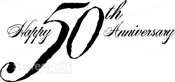 Clip Art 50th Anniversary