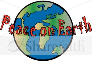 Fun Peace on Earth with Globe