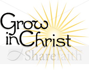 Grow in Christ Sunburst