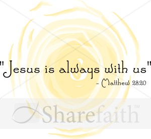 Sunshine Symbolizes that Jesus is Always With Us