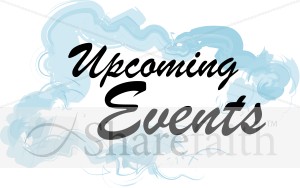 Upcoming Events with Cloud Image