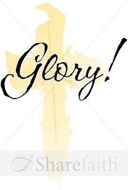 Glory with Gold Cross