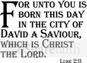 Christ the Lord Bible Verse