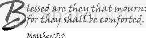 Blessed are They That Mourn