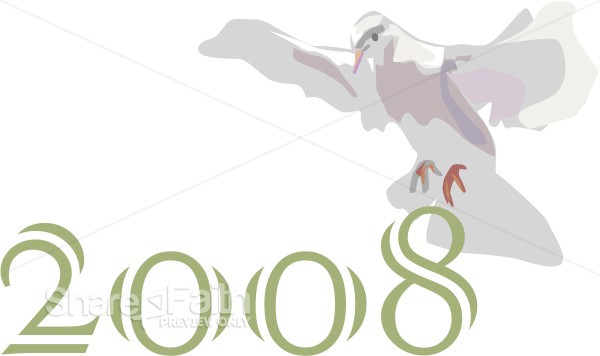 2008 With Descending Dove
