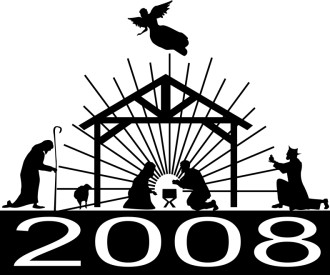 2008 Nativity Scene Silhouette