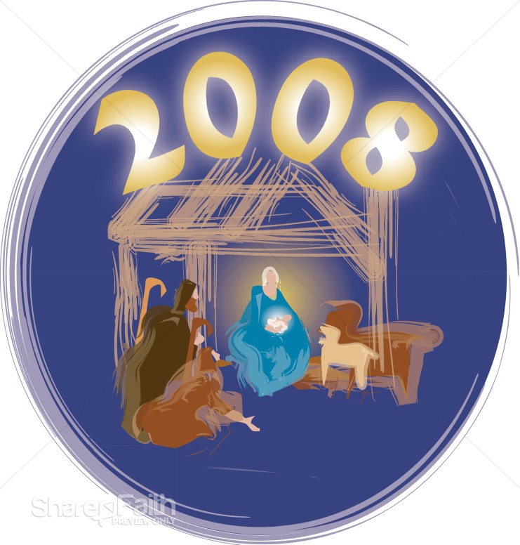 2008 Scene in the Manger