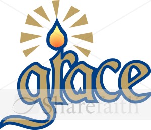 Grace Candle Typography