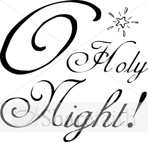 Black and White Holy Night and Star