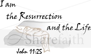 The Resurrection and the Life with Shroud