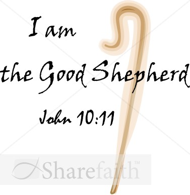I Am the Good Shepherd with Glowing Shepherd%27s Crook