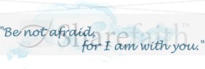 Be Not Afraid with Watercolor Clouds