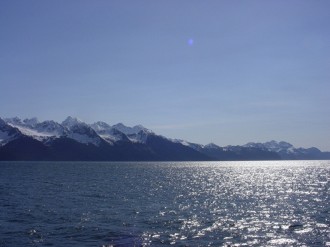 Mountains beyond the Ocean
