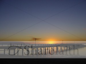 Alaskan Pier at Sunset