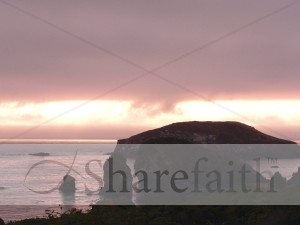 Great Seastacks on a pink afternoon