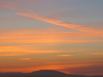 Glowing Orange Sky