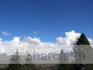 Big Sky over Winter Hills