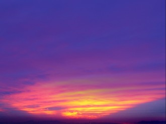 Vivid Purple Sunset