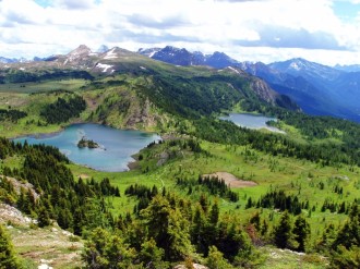 Mountain Lakes Pastoral View