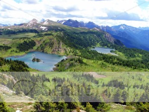 Mountain Lakes Pastoral View