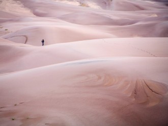 Man in the Desert Photo