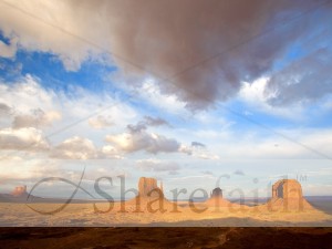 Clouds Passing Over Monument Valley