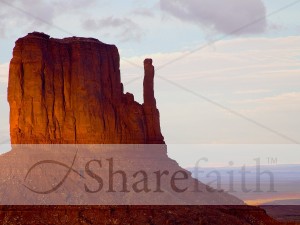 Red Rock Chimney Landscape Photo