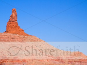 Red Rock Tower with Sky