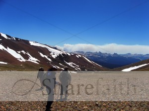 Hikers in the Mountains