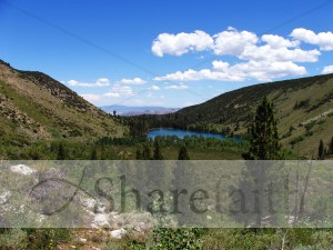 Scenic Mountain Valley with Lake
