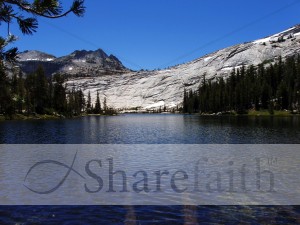 Blue Yosemite Lake