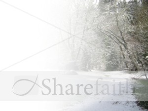 Road in the Snow Backdrop