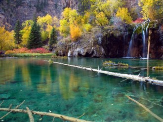 Emerald Waters of Fall Image