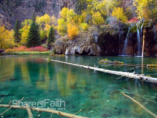 Emerald Waters of Fall Image