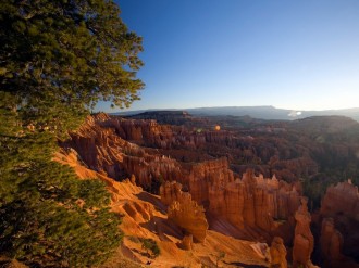 Sun Rising Over Bryce Canyon