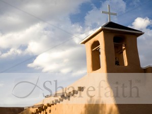 Southwestern Church Steeple Sunrise