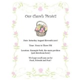Church Picnic Flyer with Flowers
