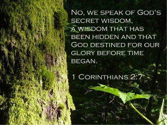Wisdom of God From Corinthians