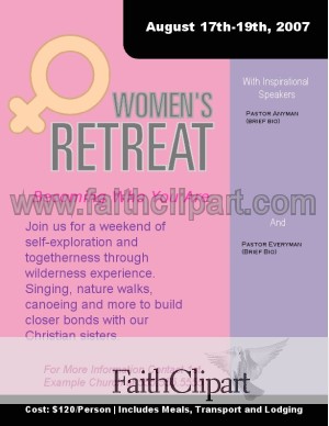 Women's Retreat Flyer