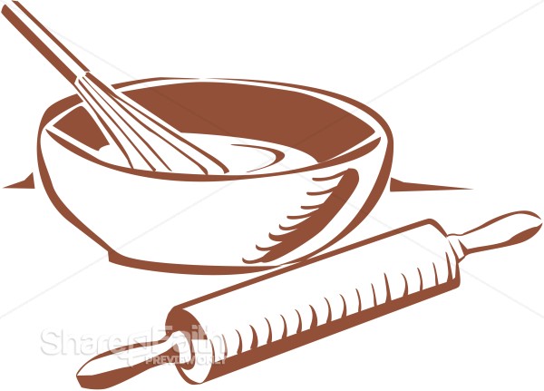 Bakers Bowl and Rolling Pin