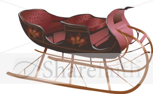 Santa's Red Sleigh