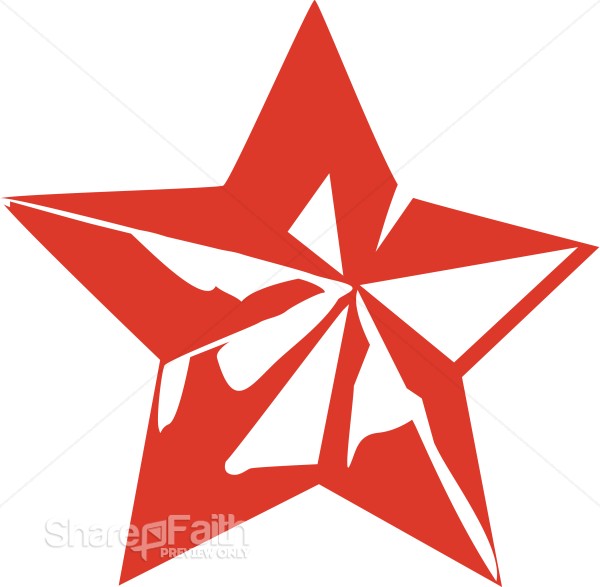 Red Star Decoration