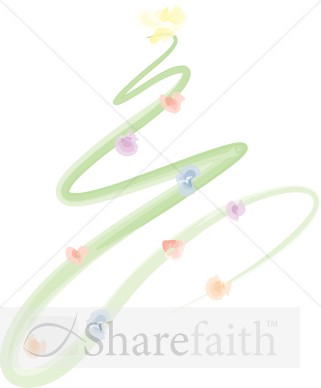 Abstract Christmas Tree