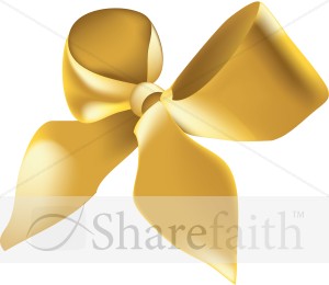 Gold Satin Ribbon
